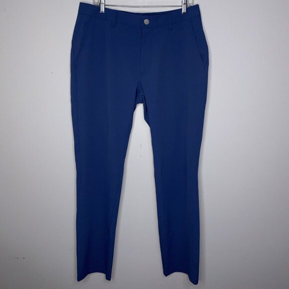 Bonobos Pants Mens 34X32 Blue Chino Performance Stretch Preppy Golf Lightweight